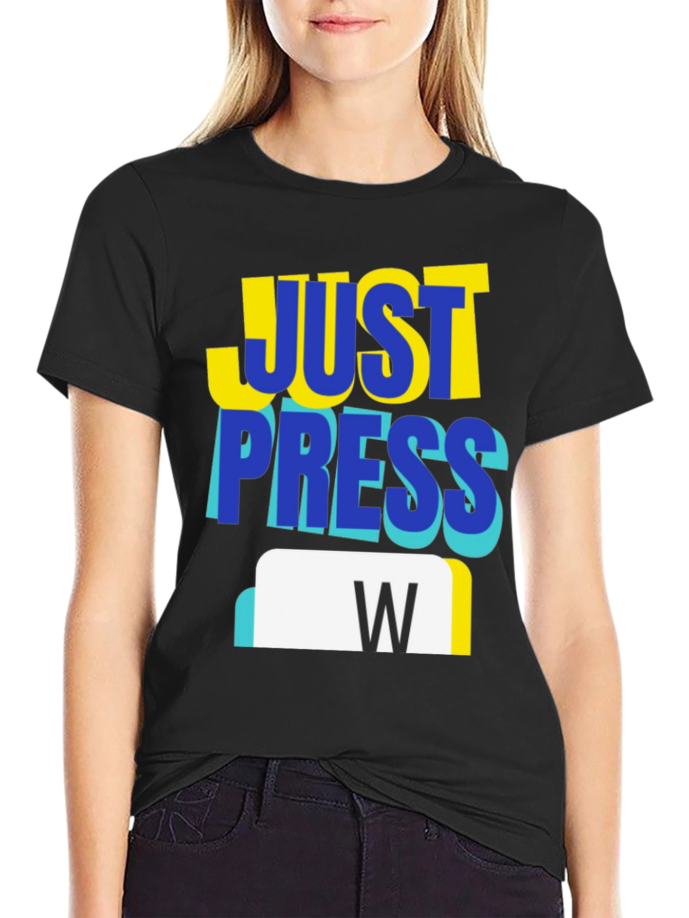 Just Press W Gaming T-Shirt