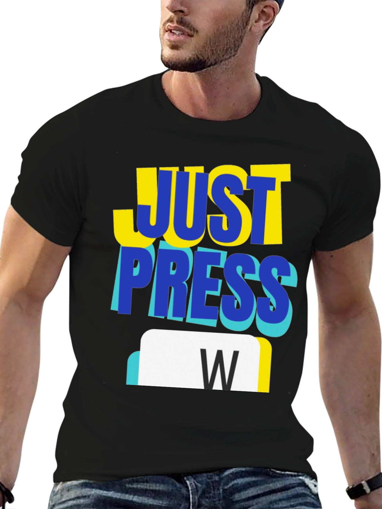 Just Press W Gaming T-Shirt