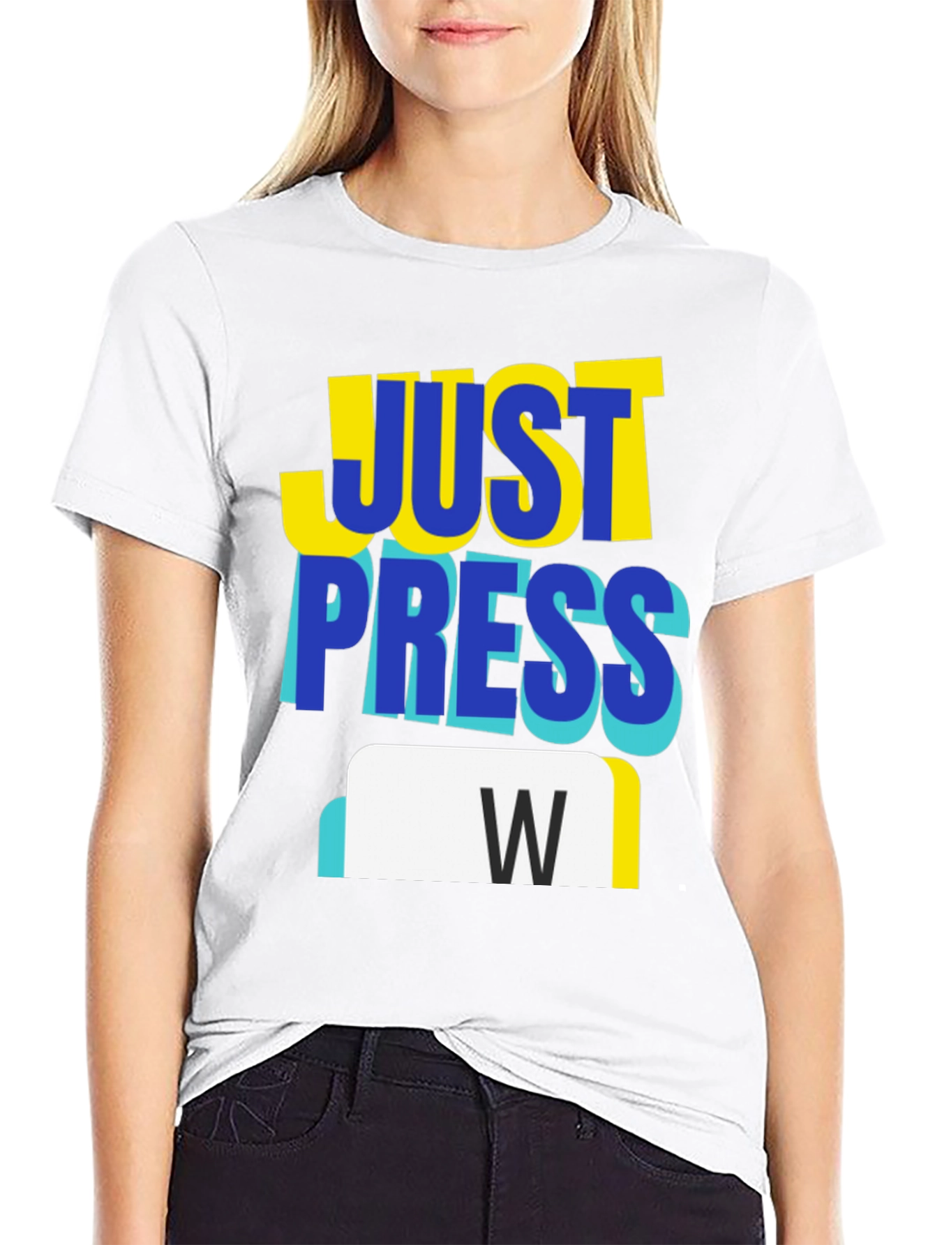 Just Press W Gaming T-Shirt