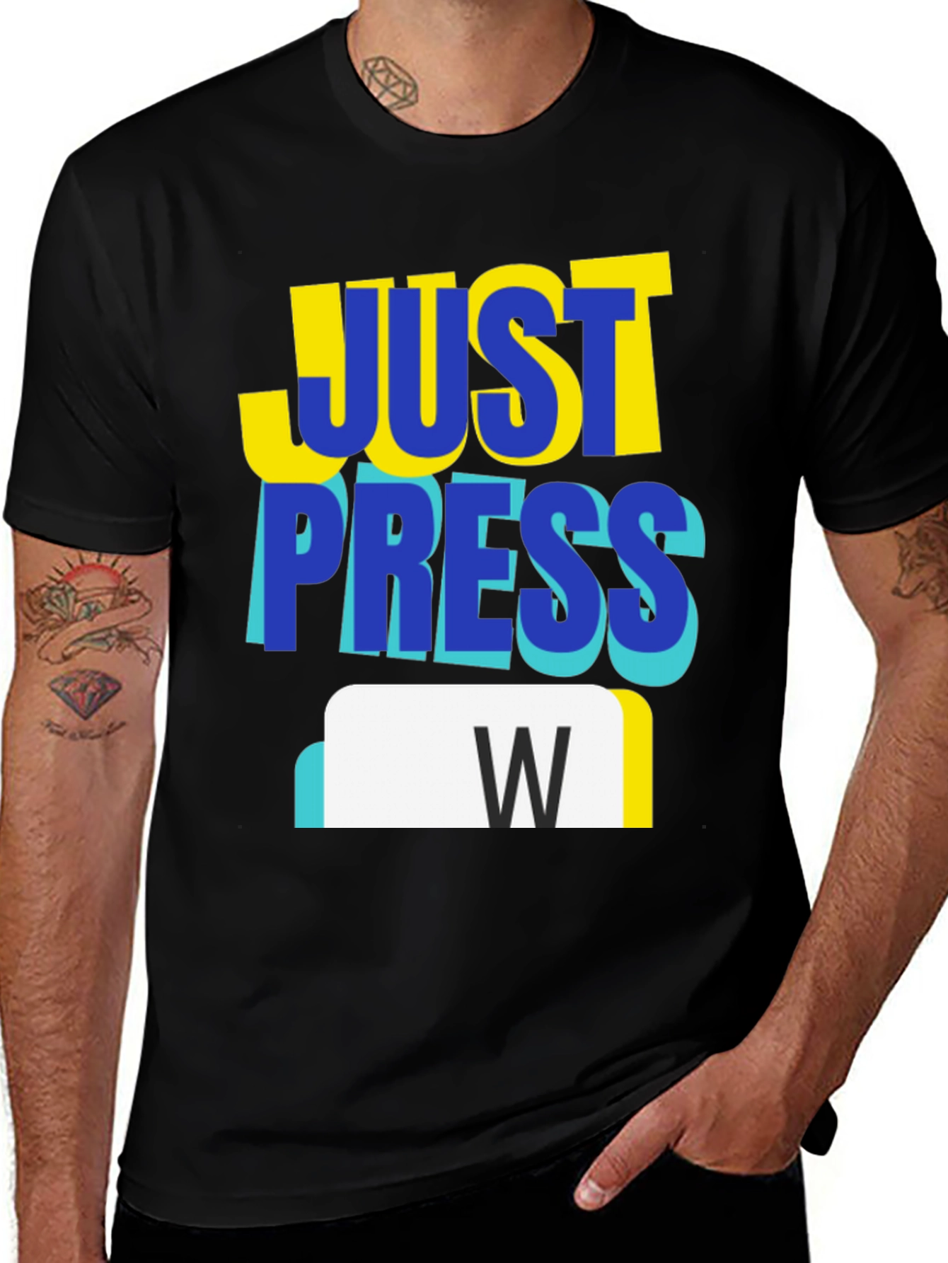 Just Press W Gaming T-Shirt