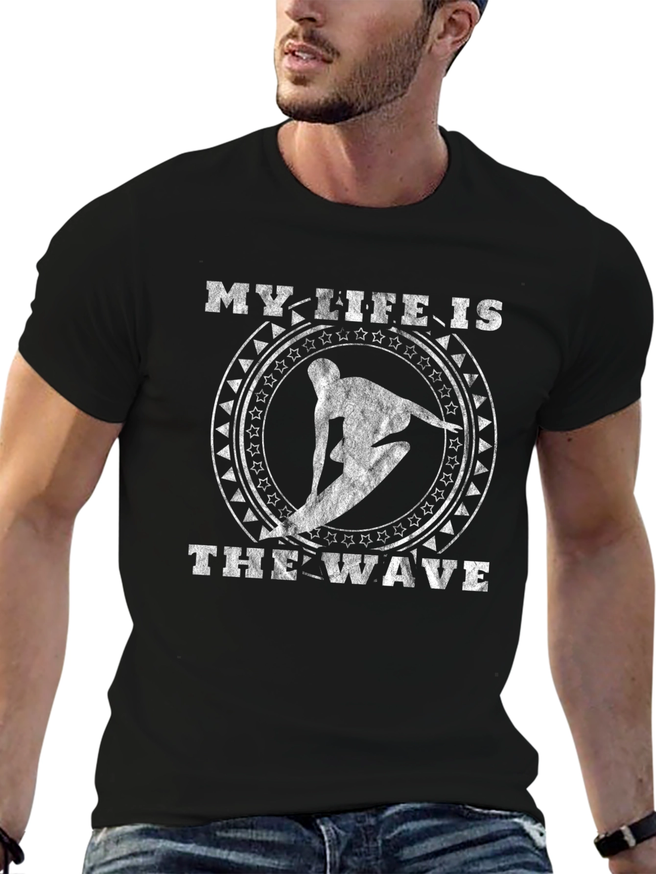 My Life Is The Wave Surfing T-Shirt