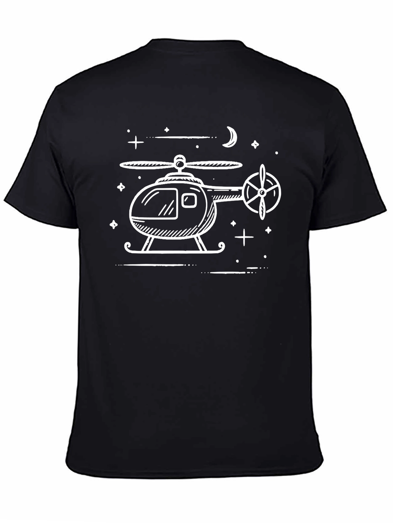 Helicopter Graphic T-Shirt - Cool & Comfortable!