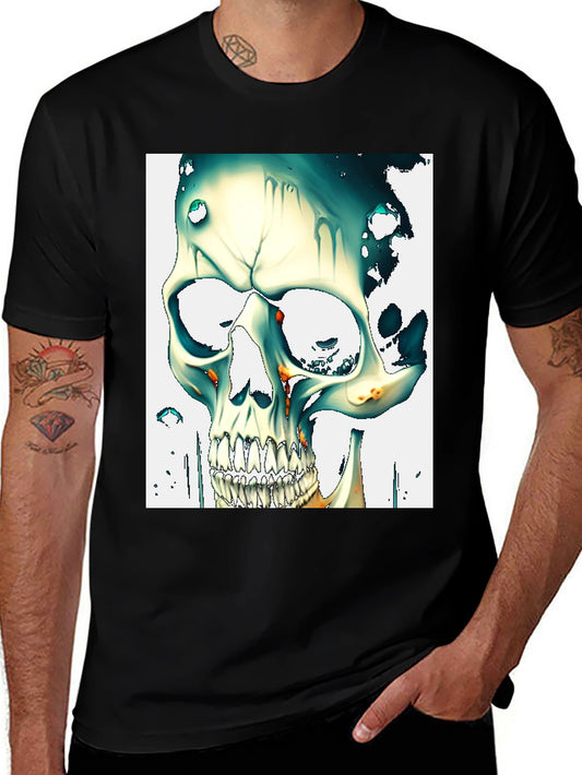 Skull Graphic Tee - Unique Artistic Design