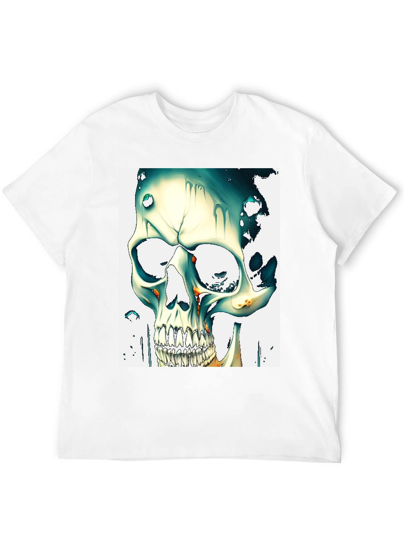 Skull Graphic Tee - Unique Artistic Design