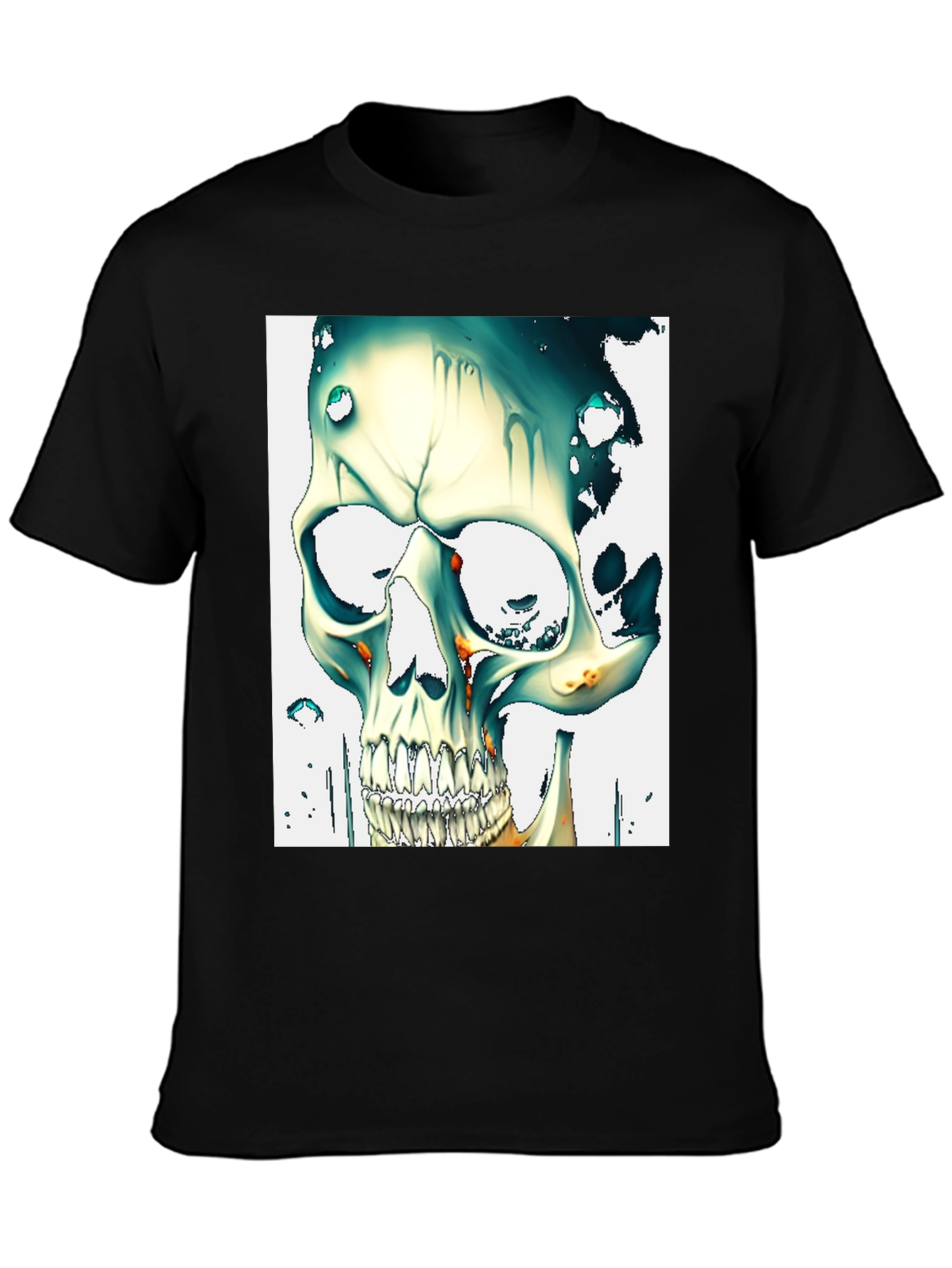 Skull Graphic Tee - Unique Artistic Design