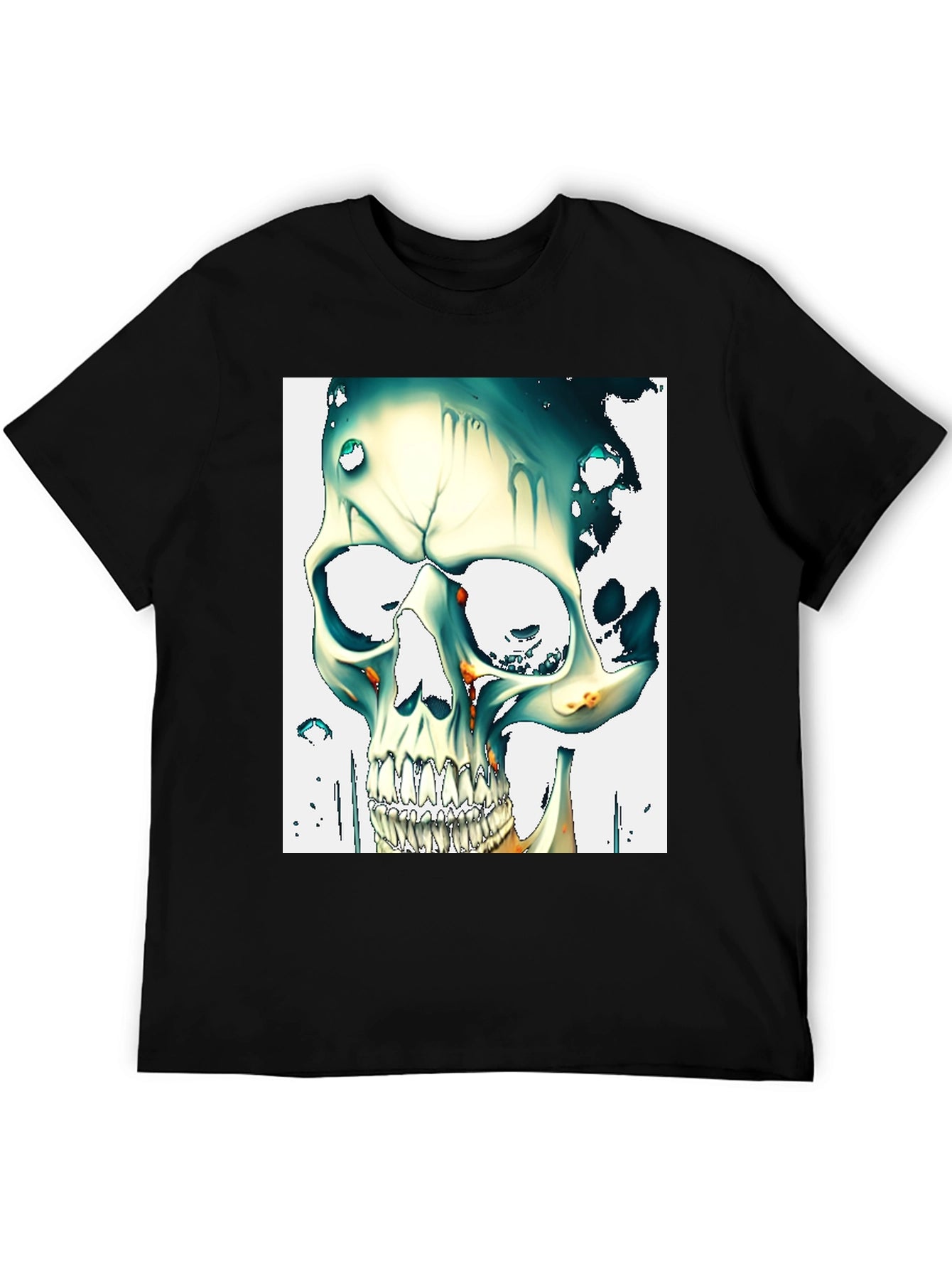 Skull Graphic Tee - Unique Artistic Design