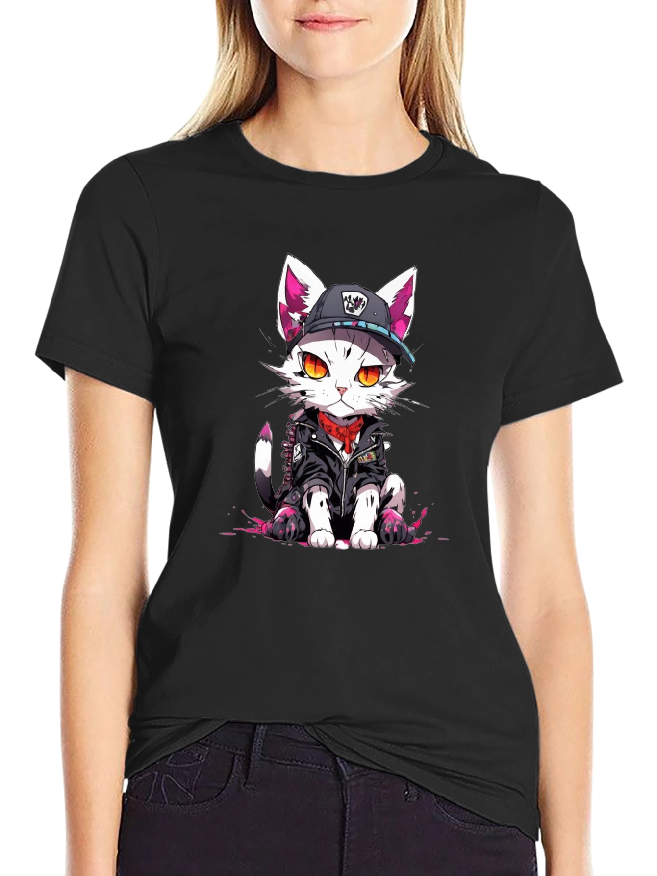 Cool Cat Graphic Tee - Urban Style