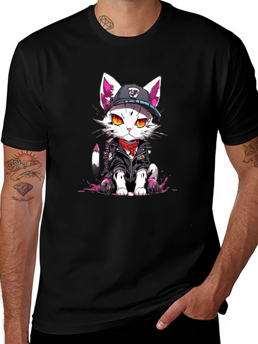 Cool Cat Graphic Tee - Urban Style