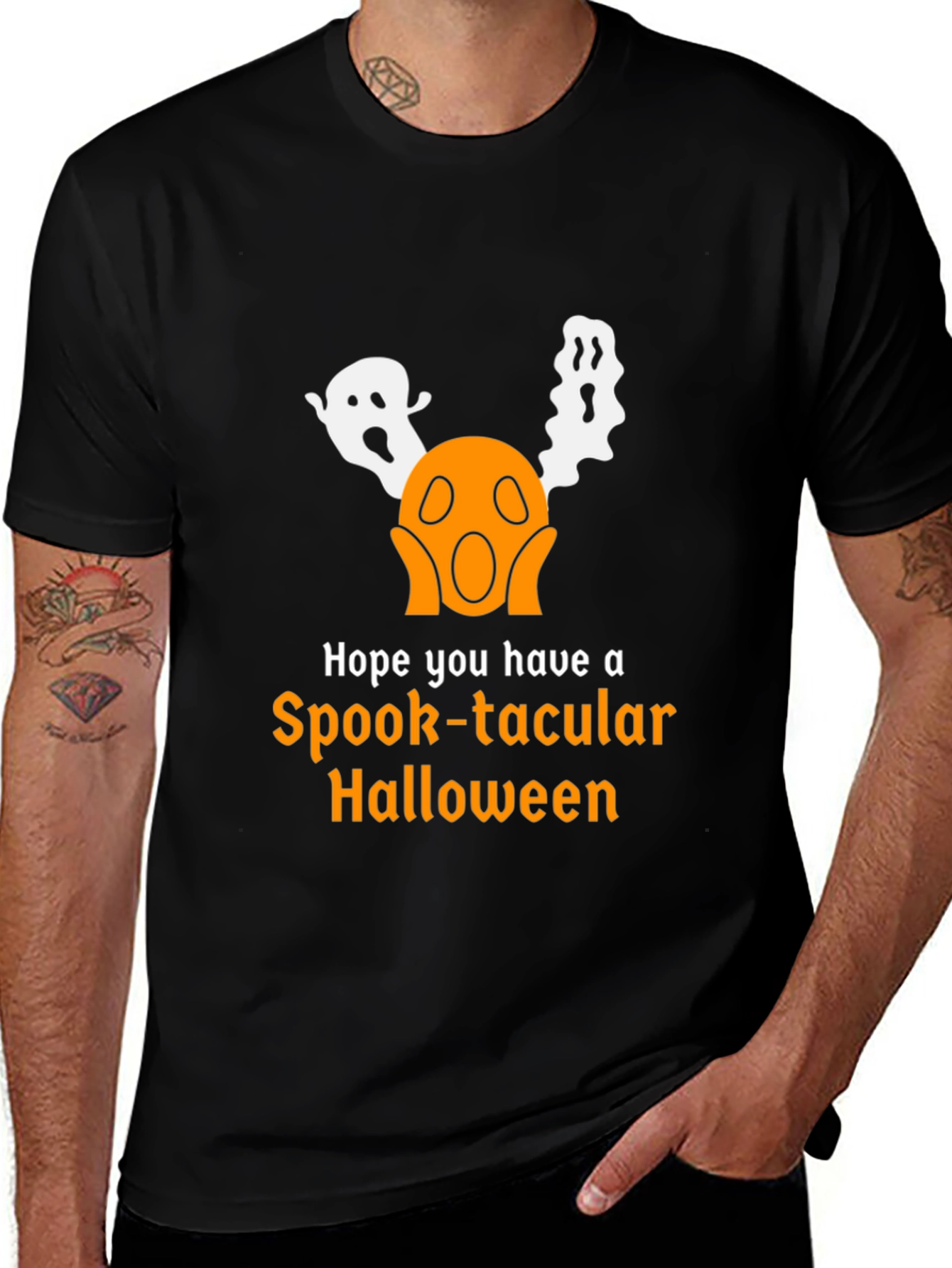 Spook-tacular Halloween Graphic Tee