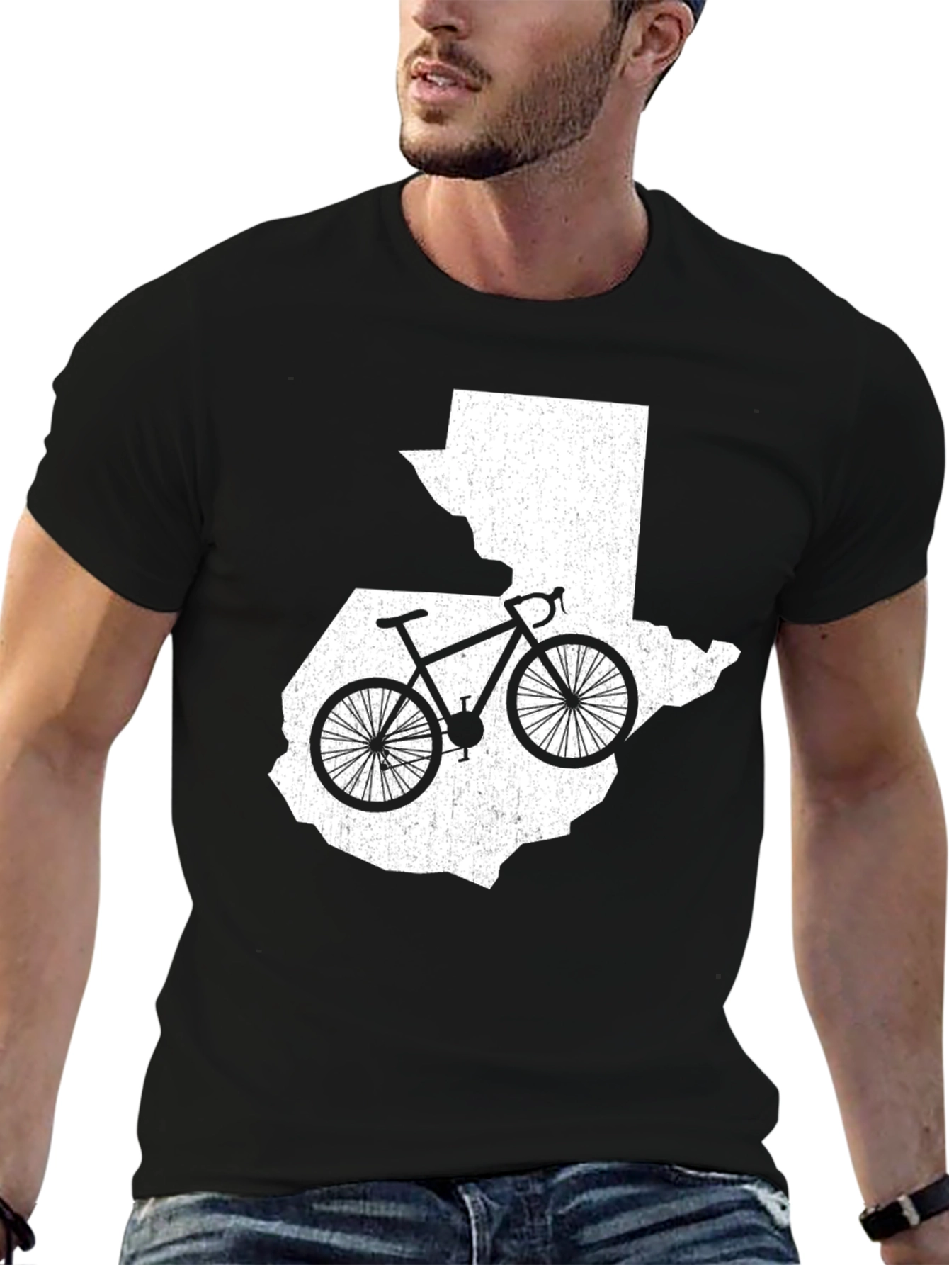 Guatemala Cycling T-Shirt - Black