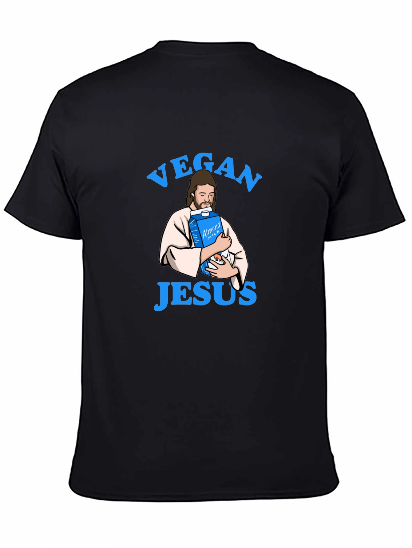 Vegan Jesus T-Shirt - Almond Milk Humor Tee