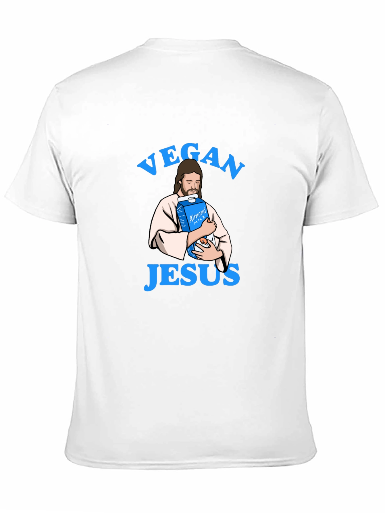 Vegan Jesus T-Shirt - Almond Milk Humor Tee