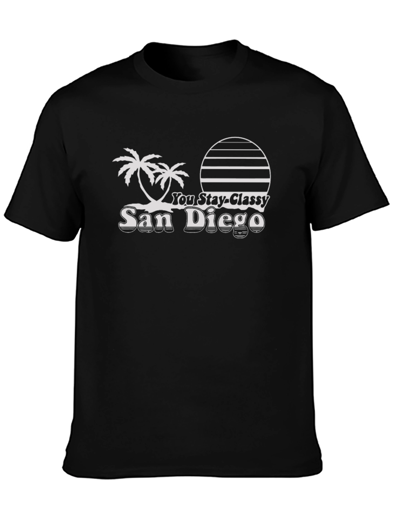 Stay Classy San Diego Black T-Shirt