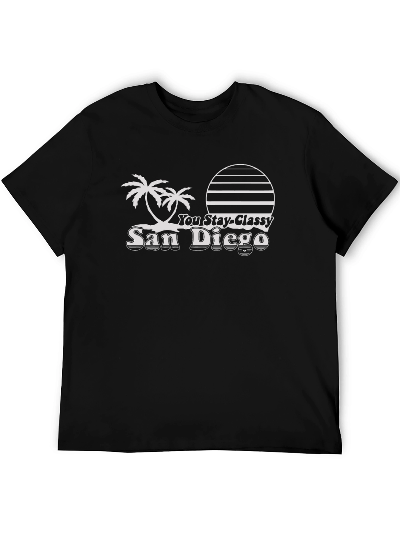 Stay Classy San Diego Black T-Shirt