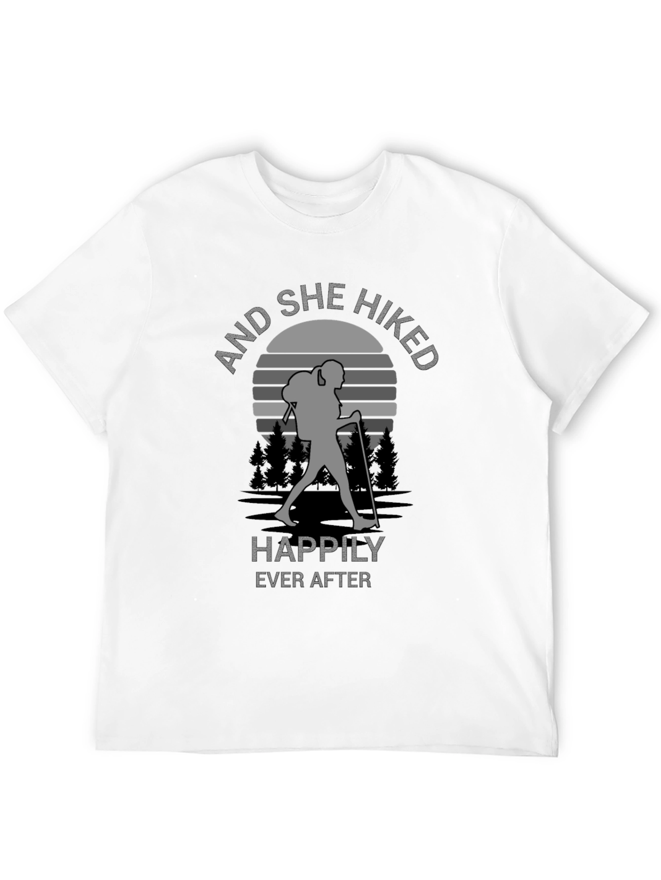 And She Hiked Happily Ever After T-Shirt