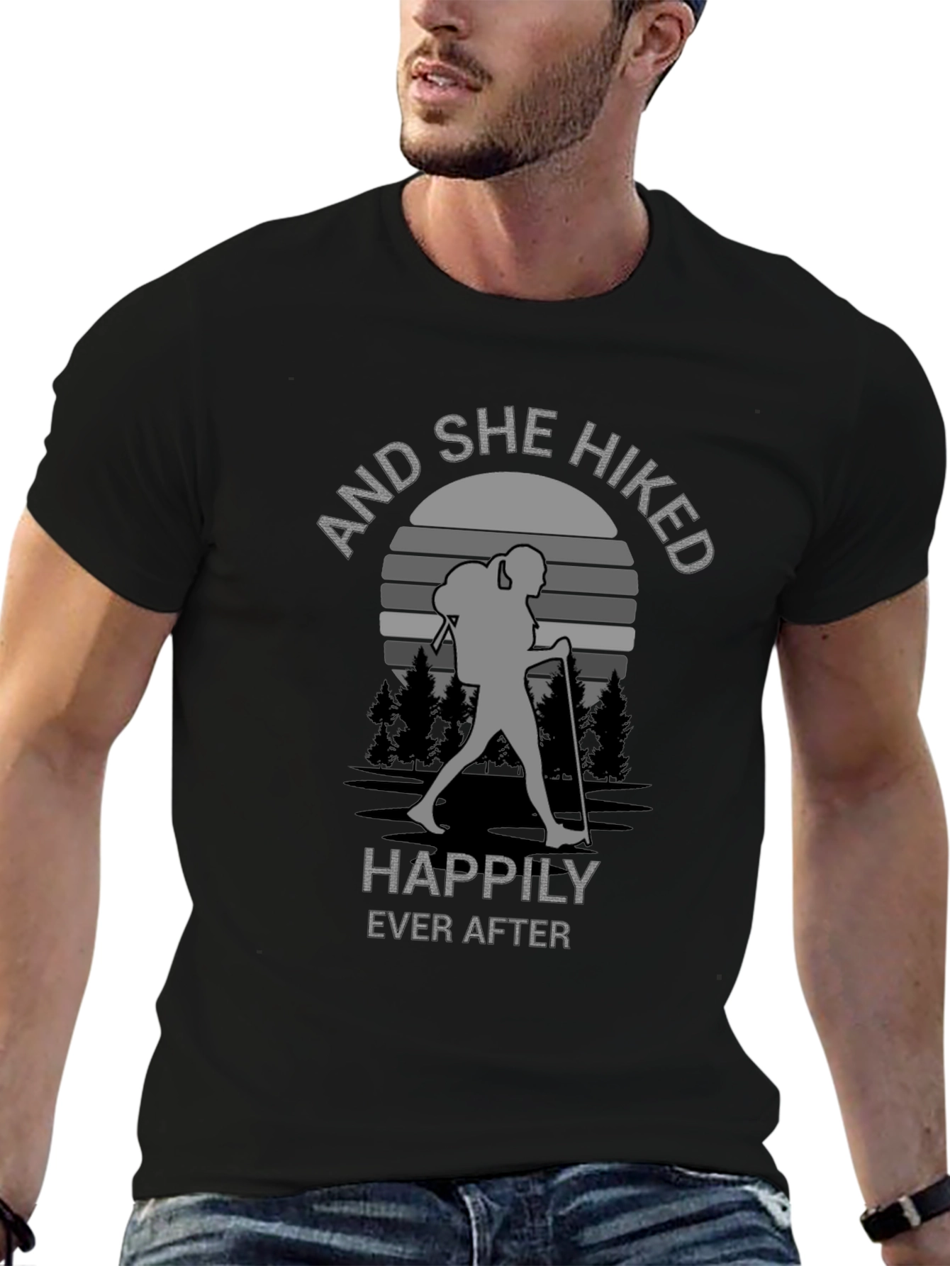 And She Hiked Happily Ever After T-Shirt