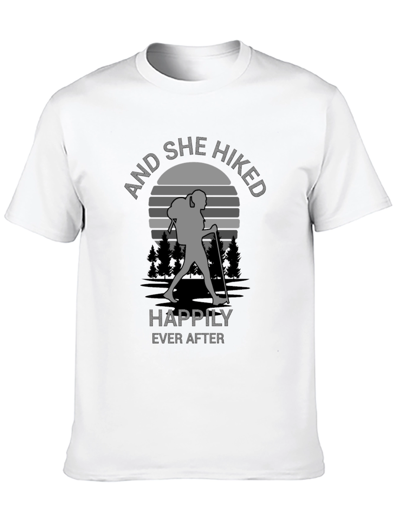 And She Hiked Happily Ever After T-Shirt