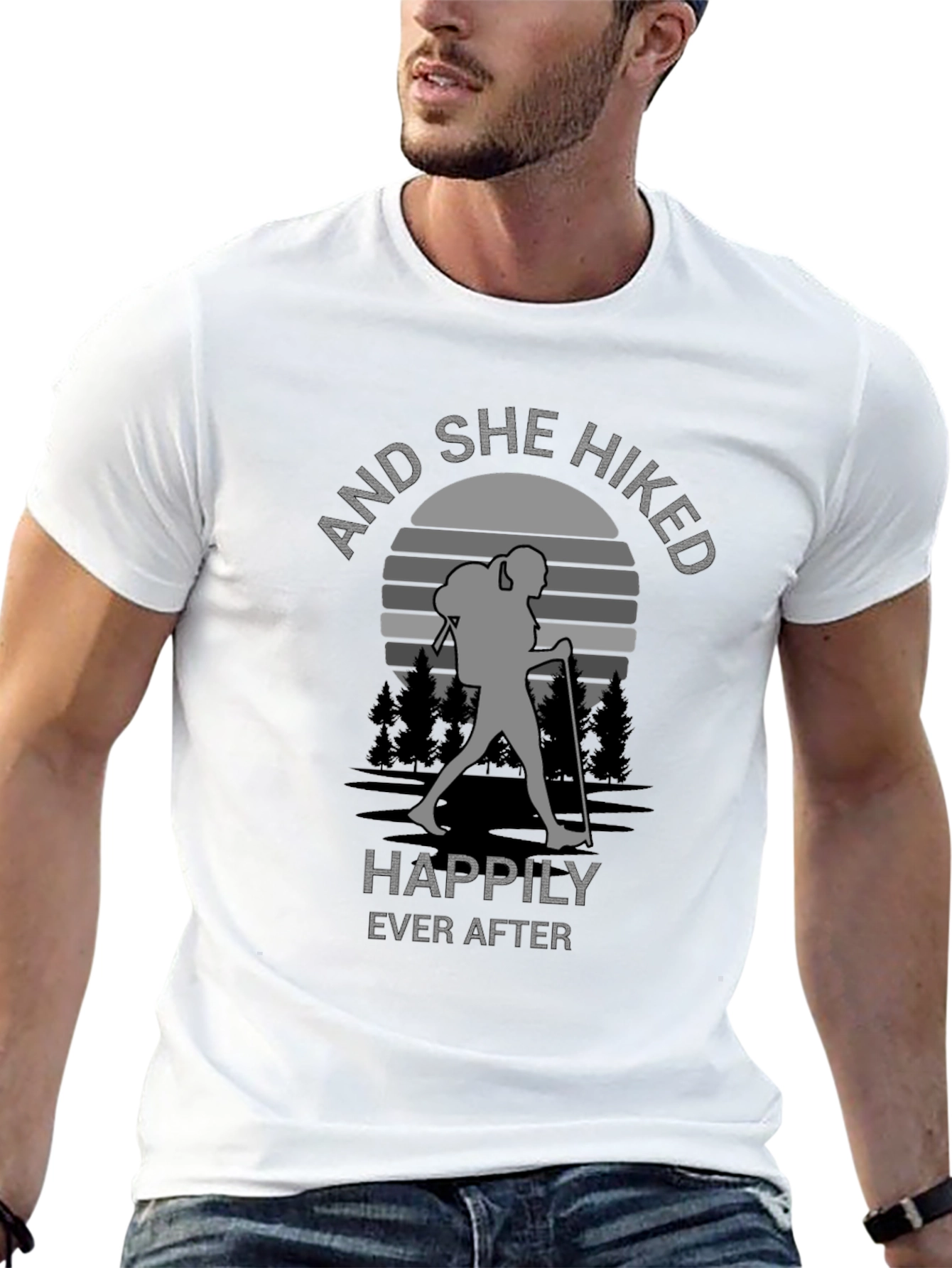 And She Hiked Happily Ever After T-Shirt