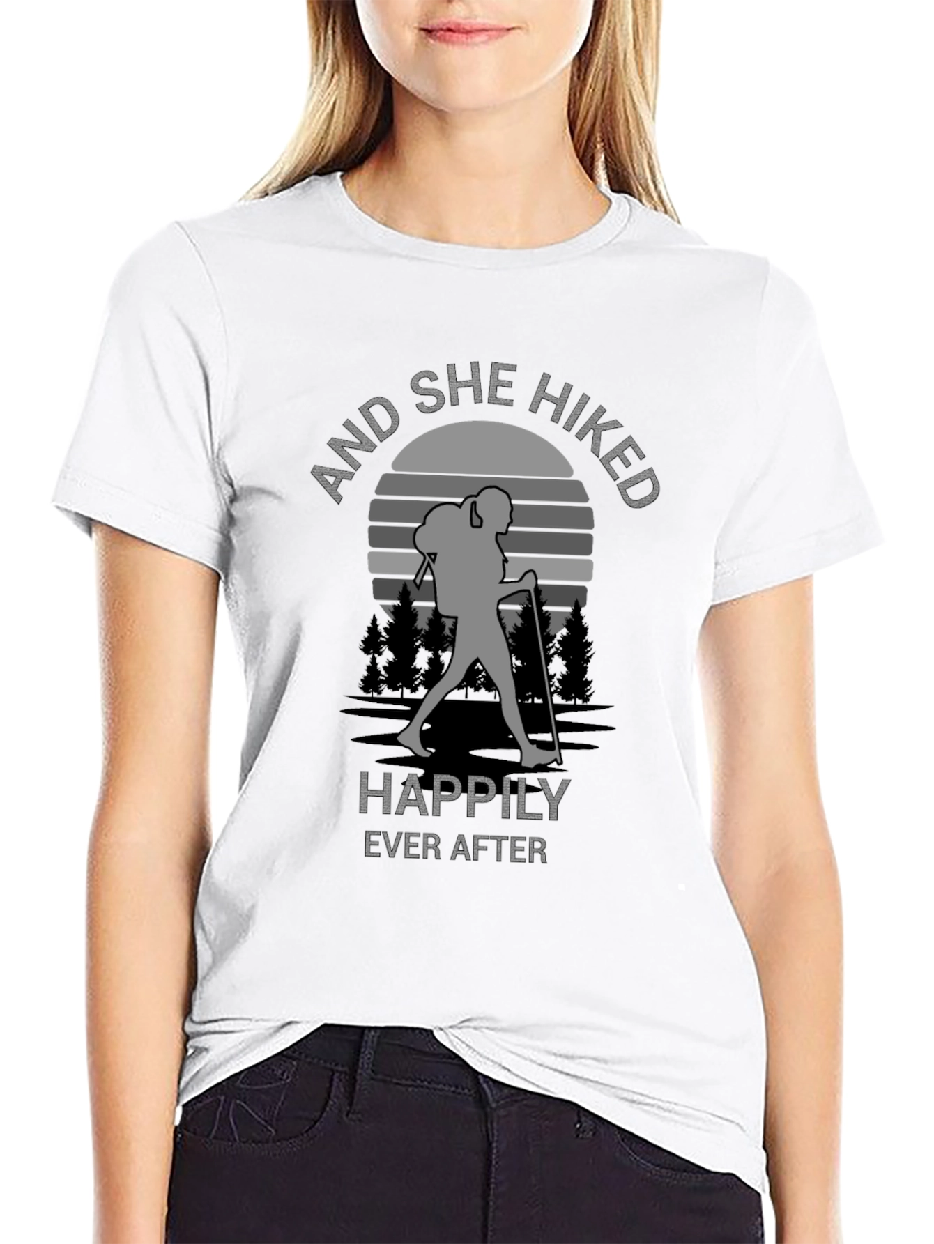 And She Hiked Happily Ever After T-Shirt