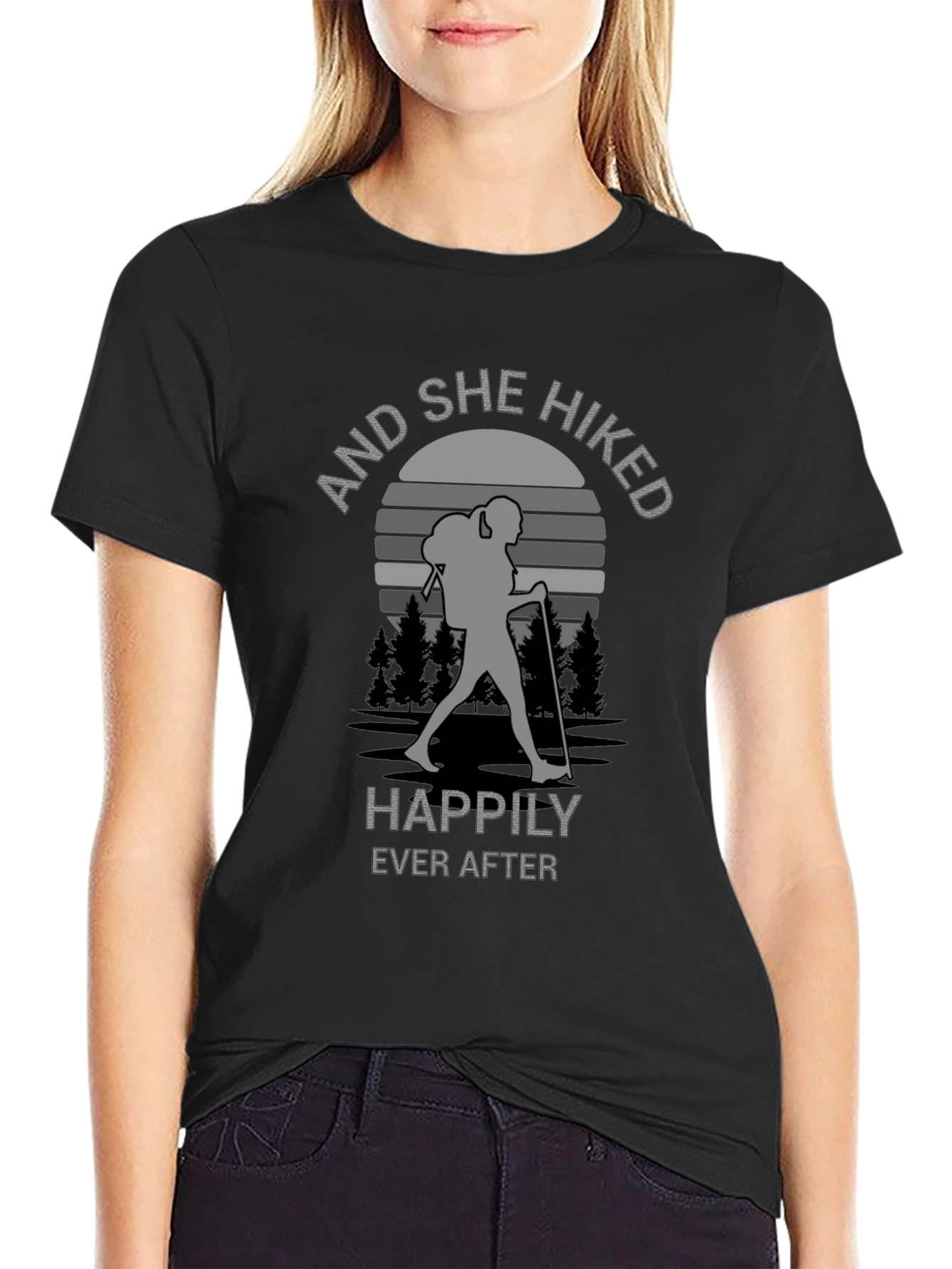 And She Hiked Happily Ever After T-Shirt