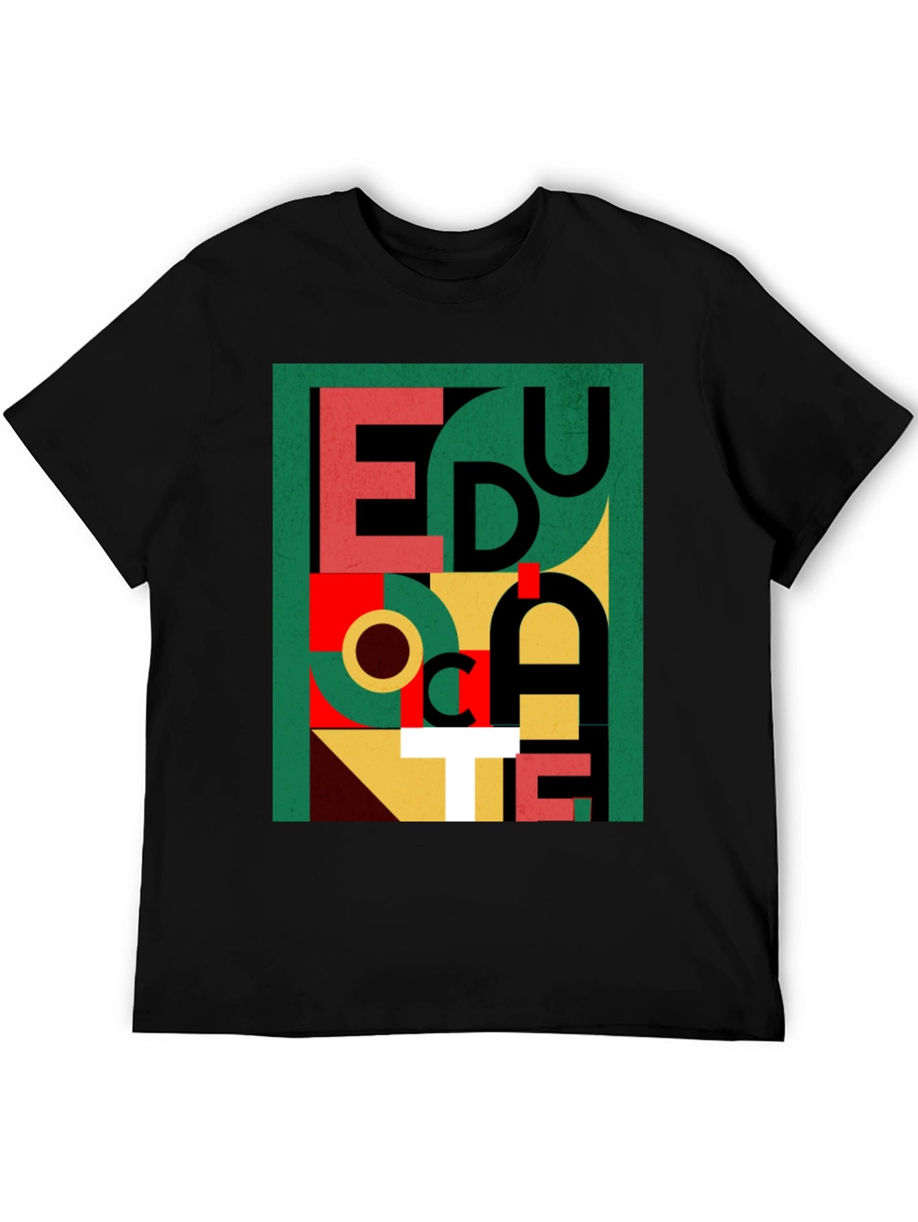 Geometric Educate Graphic Tee