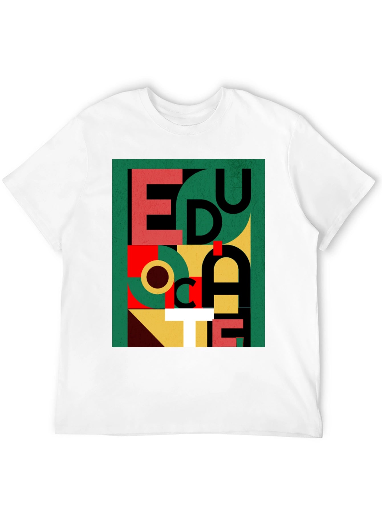 Geometric Educate Graphic Tee