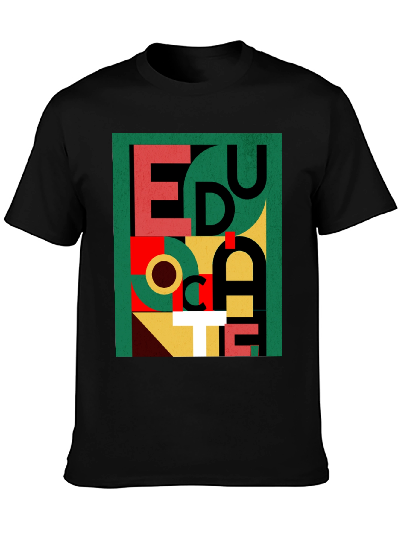 Geometric Educate Graphic Tee