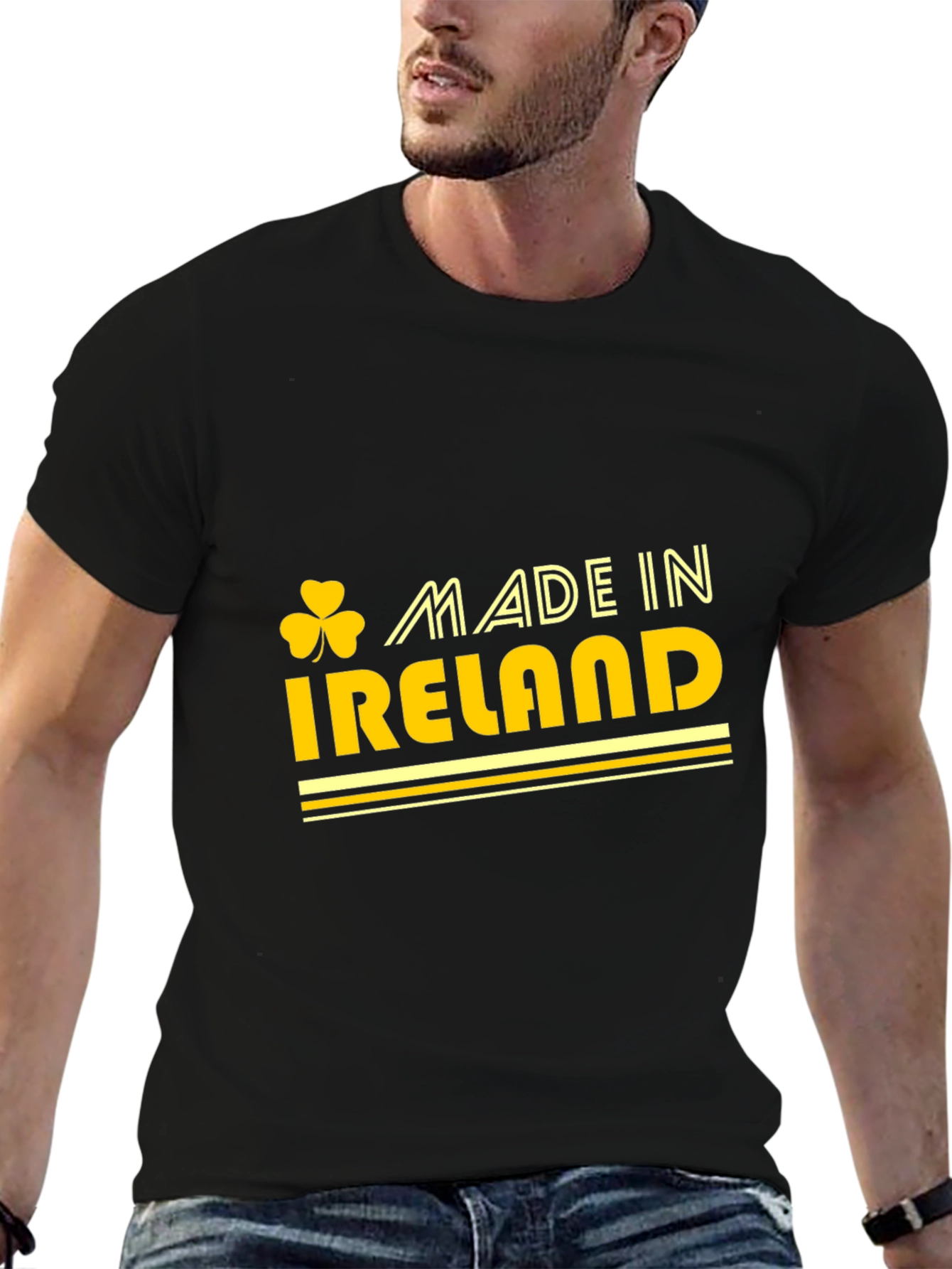 Made in Ireland T-Shirt - Shamrock Graphic Tee