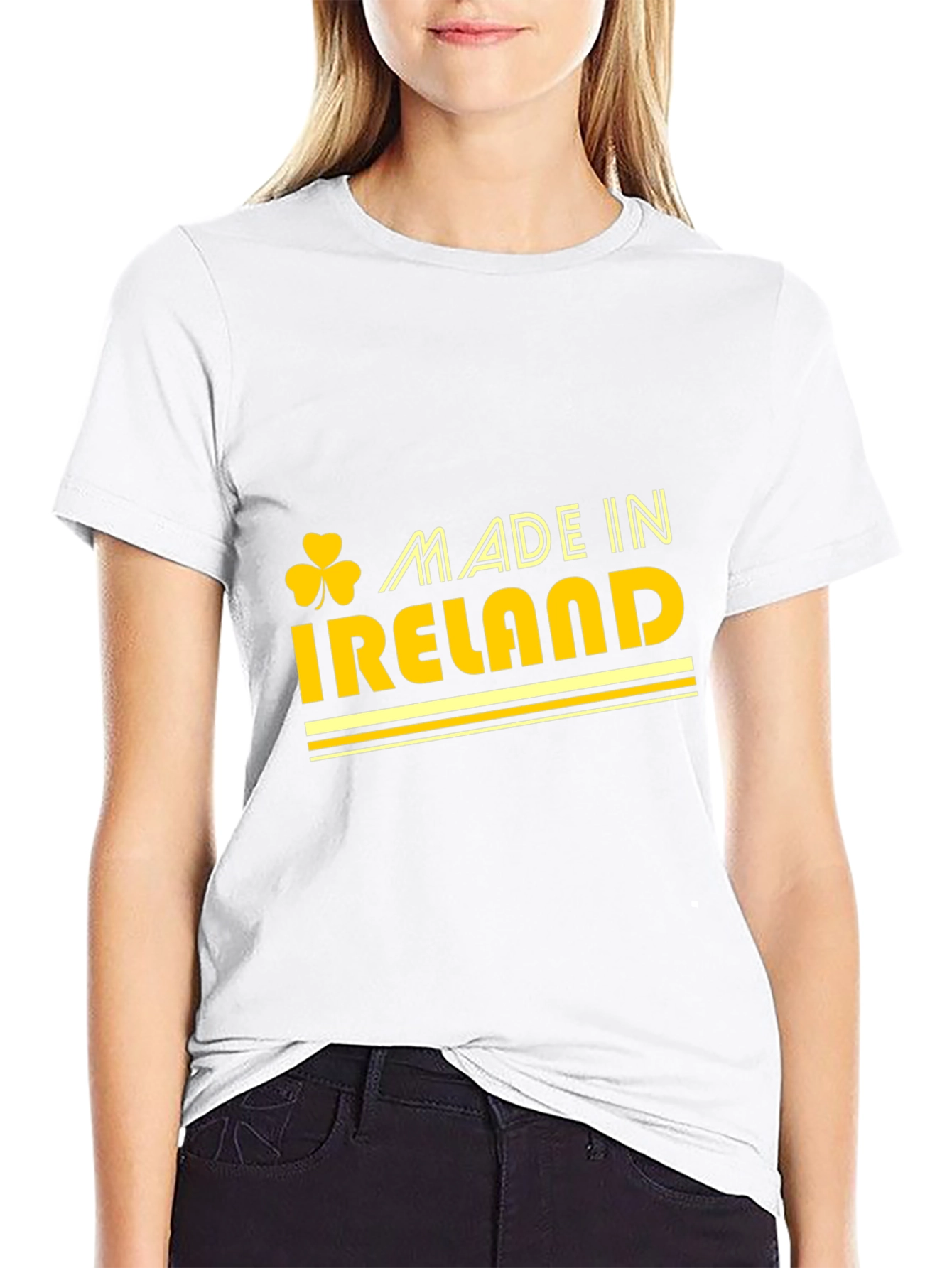 Made in Ireland T-Shirt - Shamrock Graphic Tee