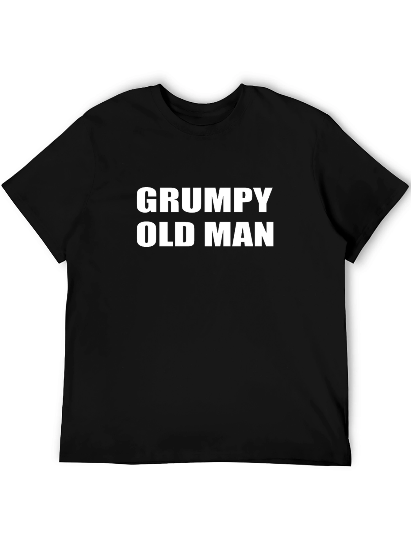 Grumpy Old Man T-Shirt - Black Graphic Tee