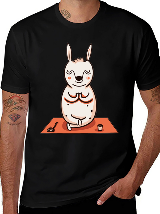Yoga Bunny T-Shirt - Meditating Rabbit Design