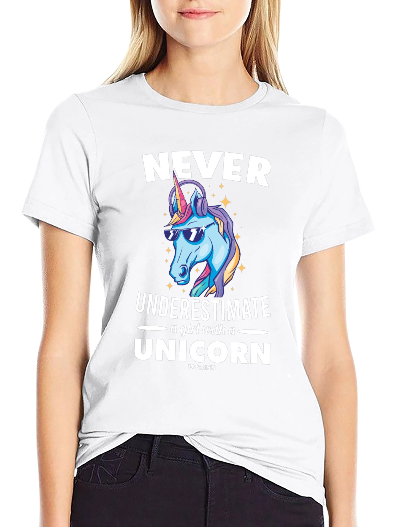Never Underestimate Unicorn T-Shirt