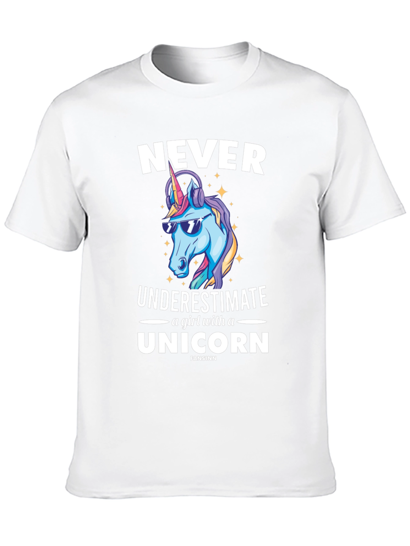 Never Underestimate Unicorn T-Shirt