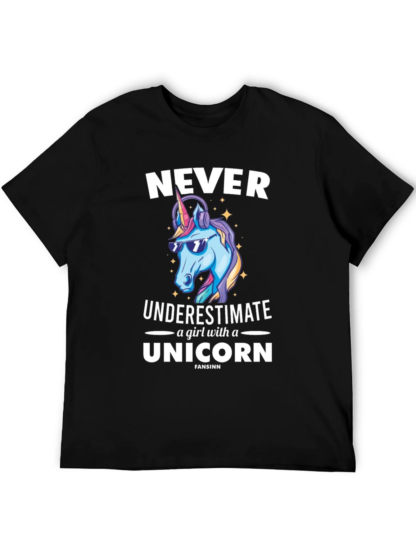 Never Underestimate Unicorn T-Shirt