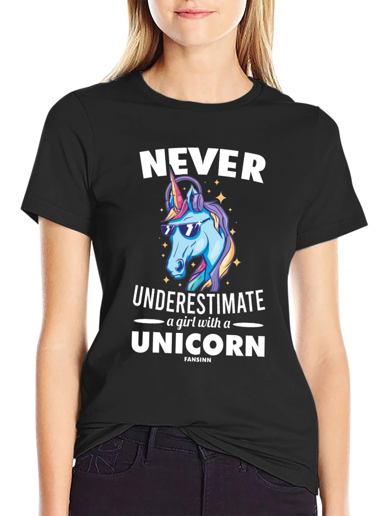 Never Underestimate Unicorn T-Shirt