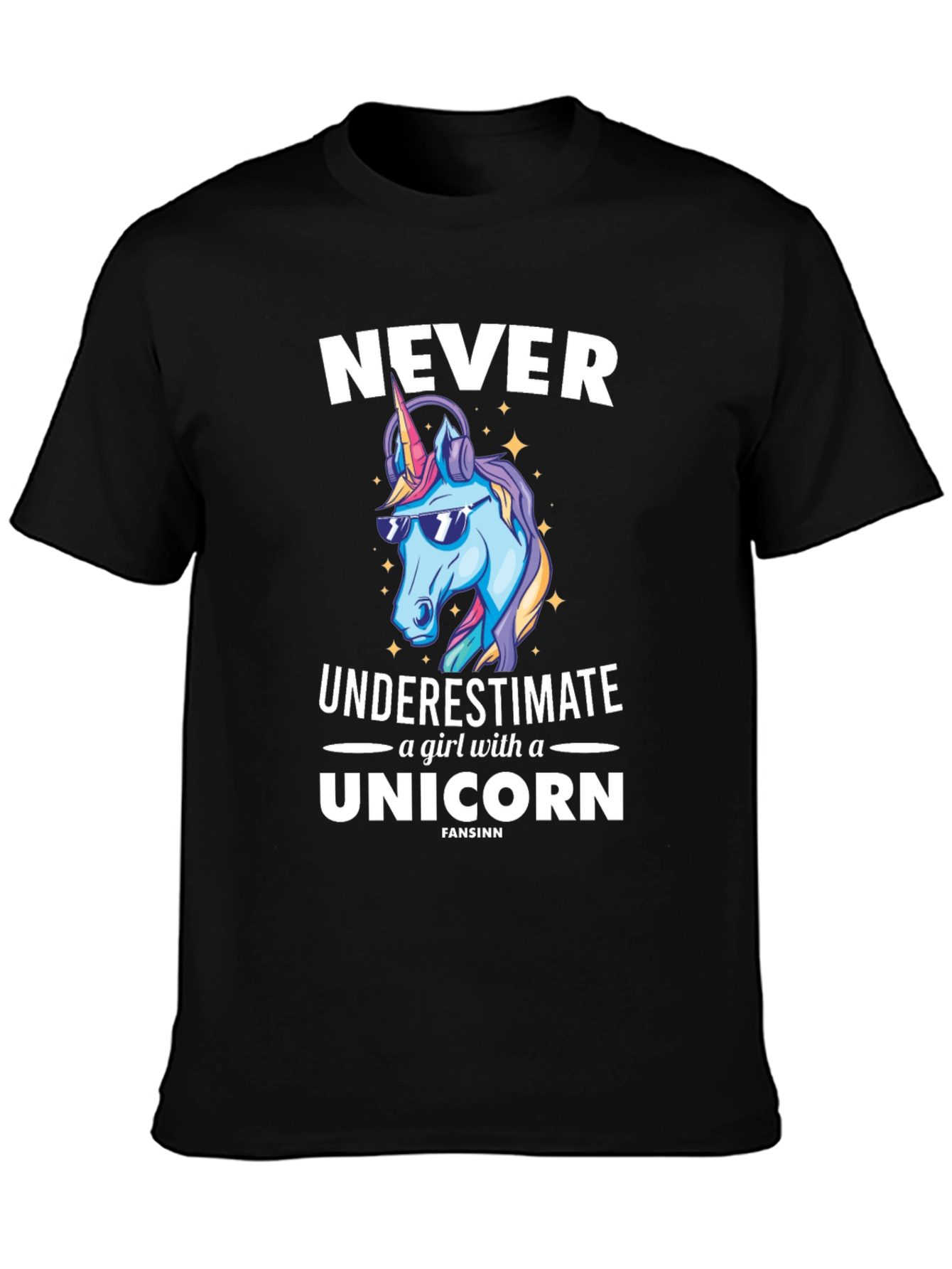 Never Underestimate Unicorn T-Shirt