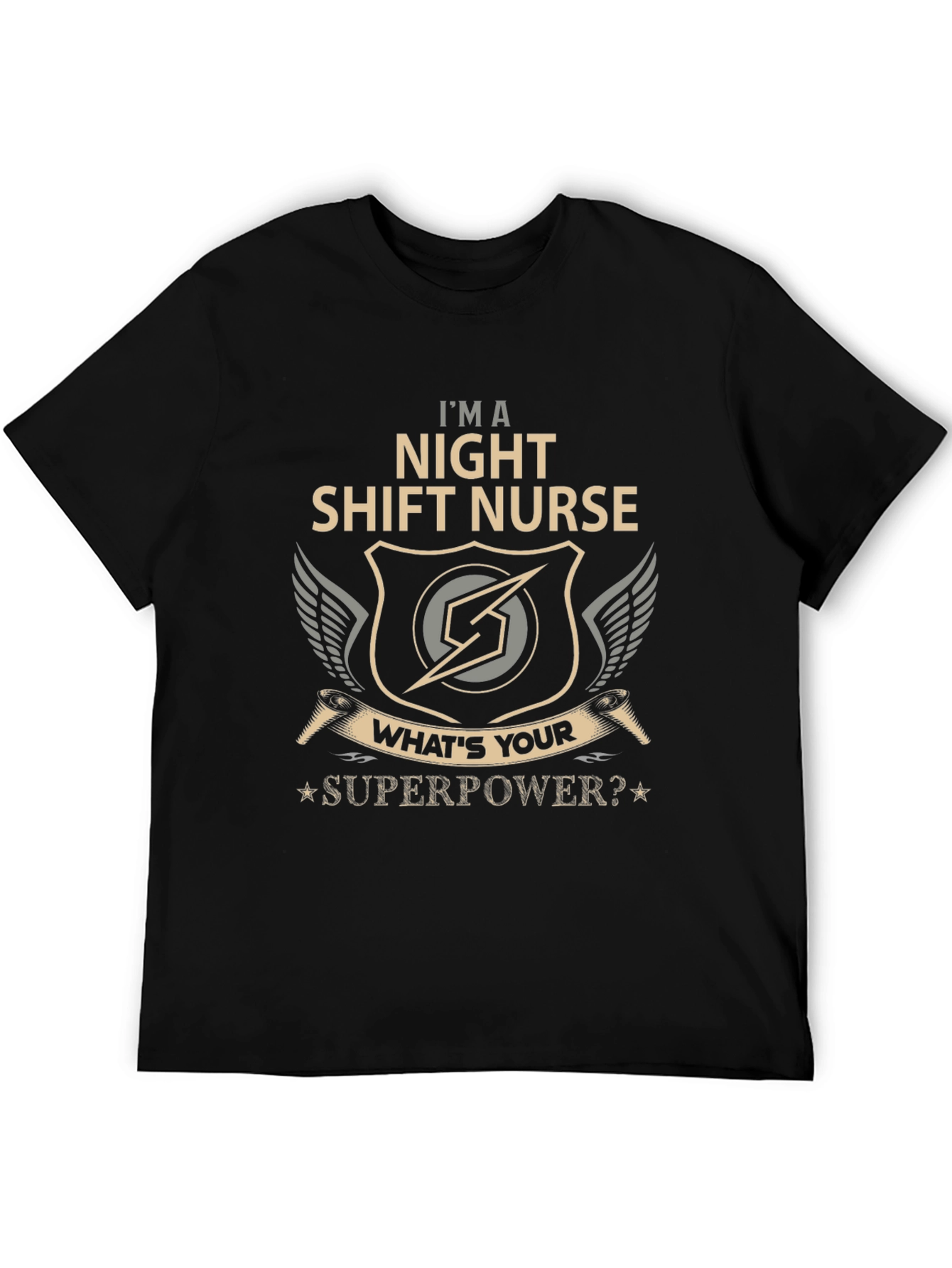 Night Shift Nurse Superpower T-Shirt