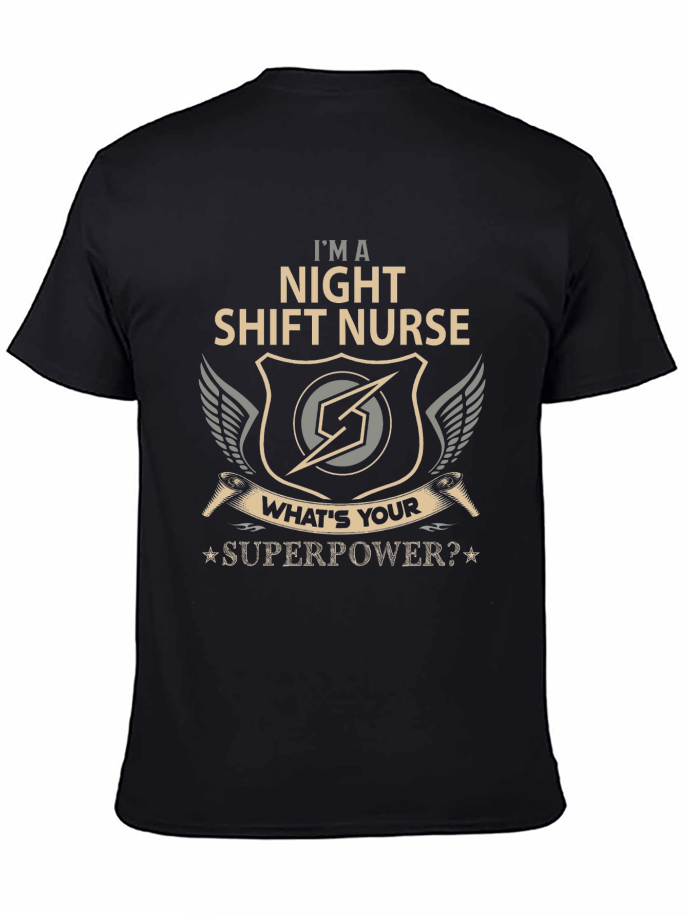 Night Shift Nurse Superpower T-Shirt