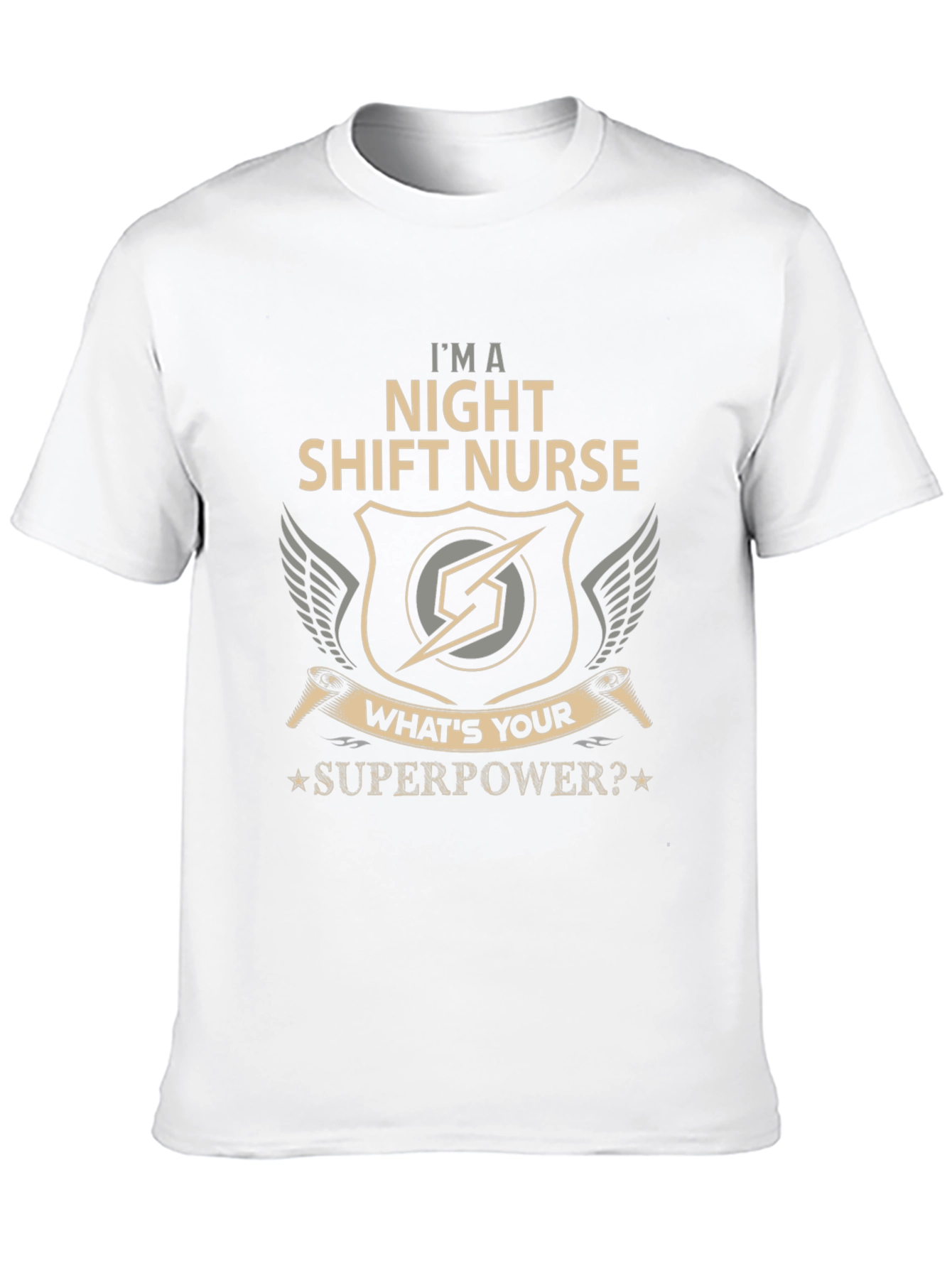 Night Shift Nurse Superpower T-Shirt