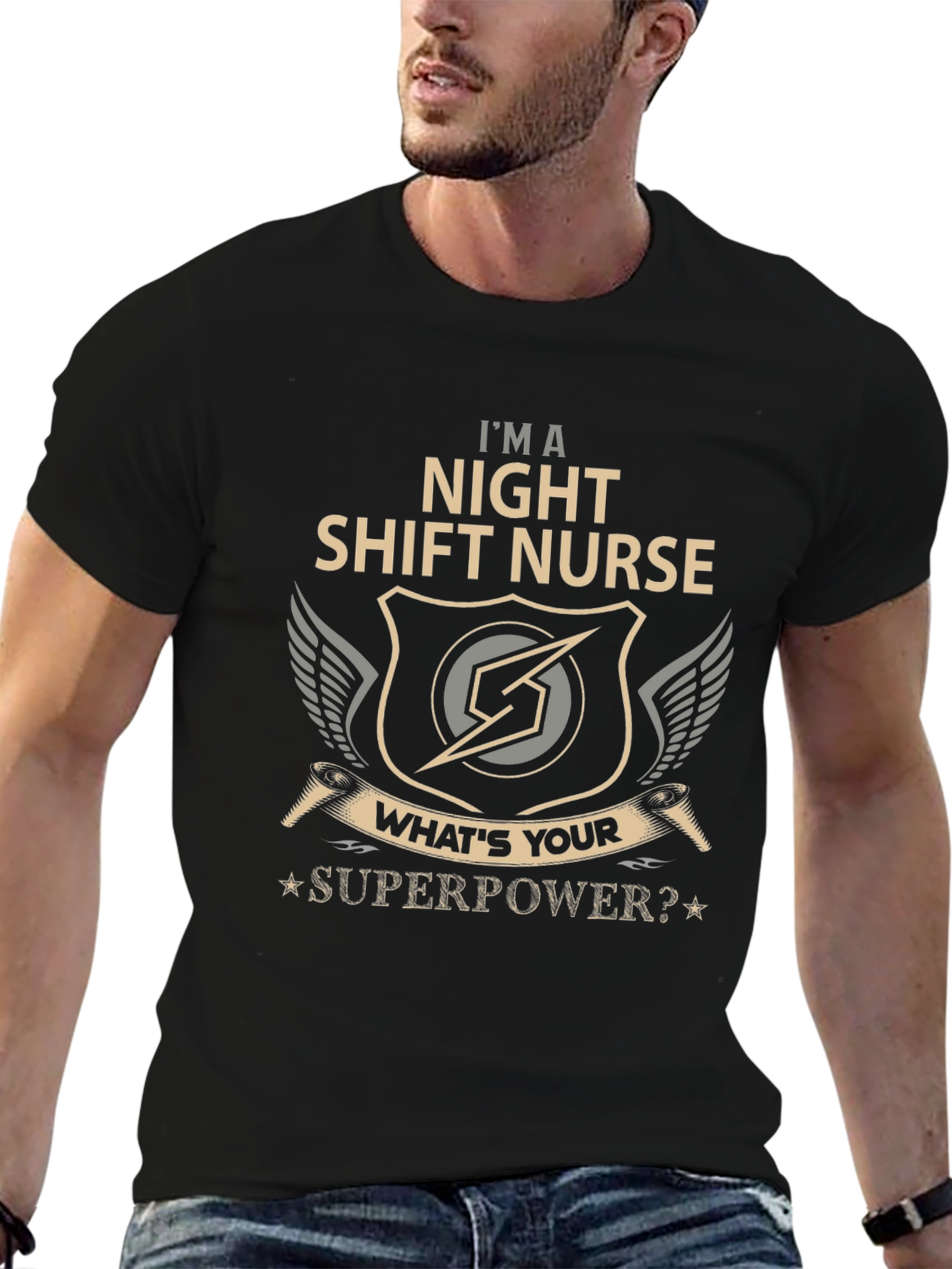 Night Shift Nurse Superpower T-Shirt