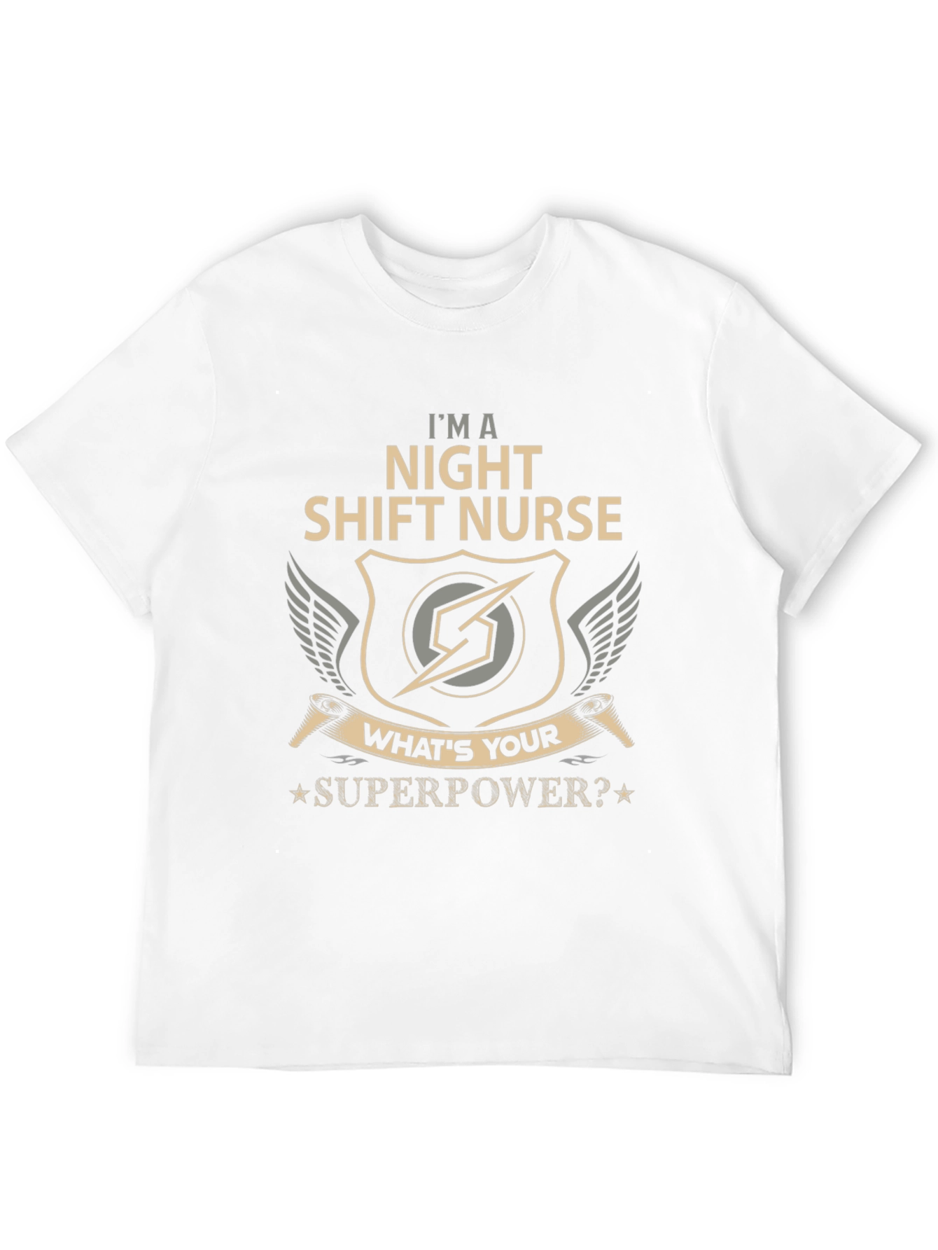 Night Shift Nurse Superpower T-Shirt
