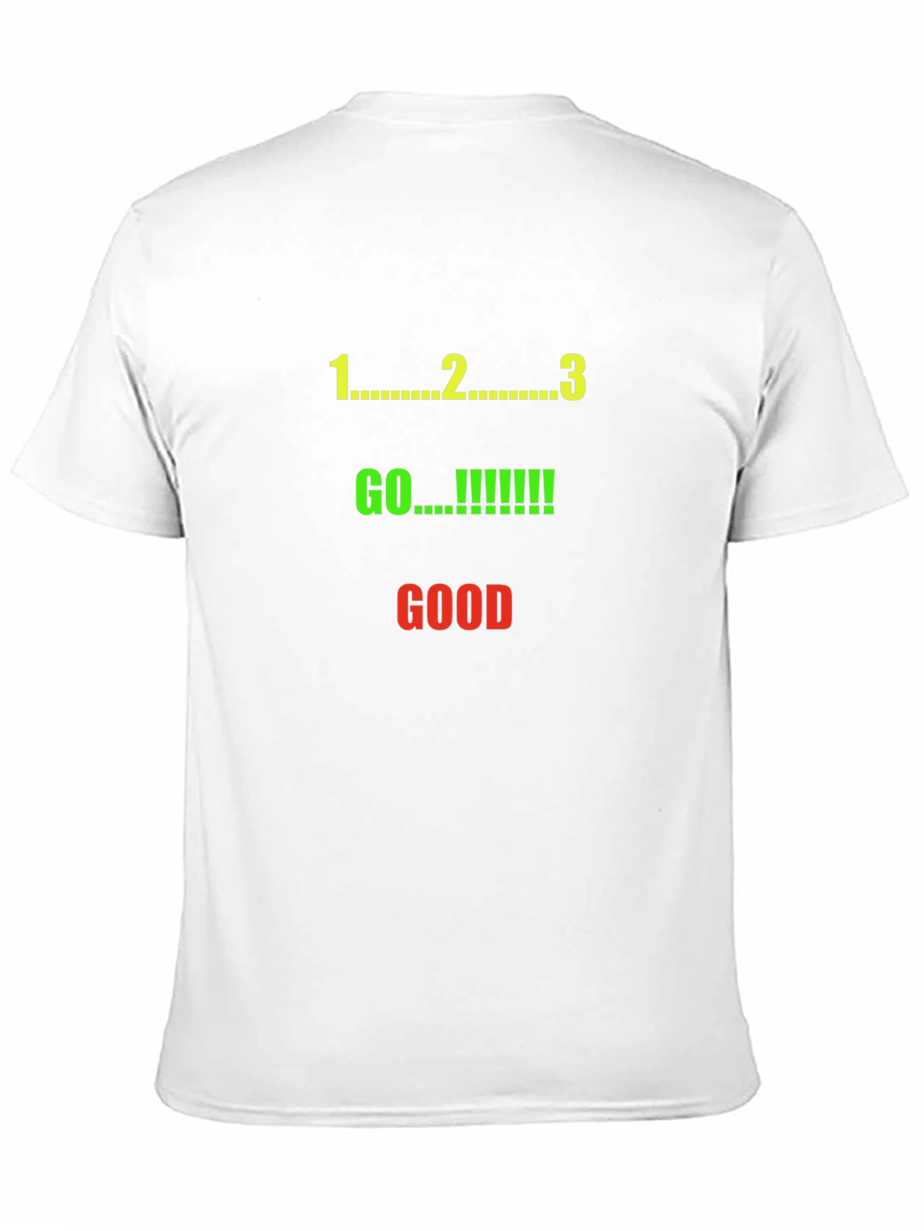 1 2 3 Go Good Black Graphic Tee