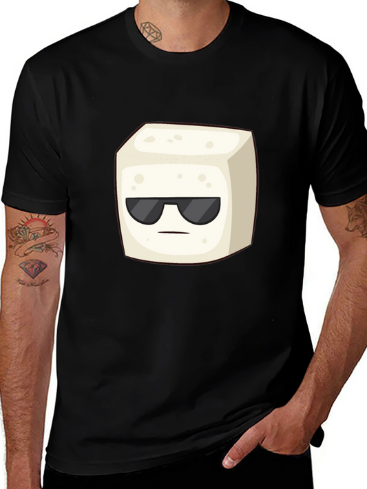 Cool Cube Graphic T-Shirt - Black