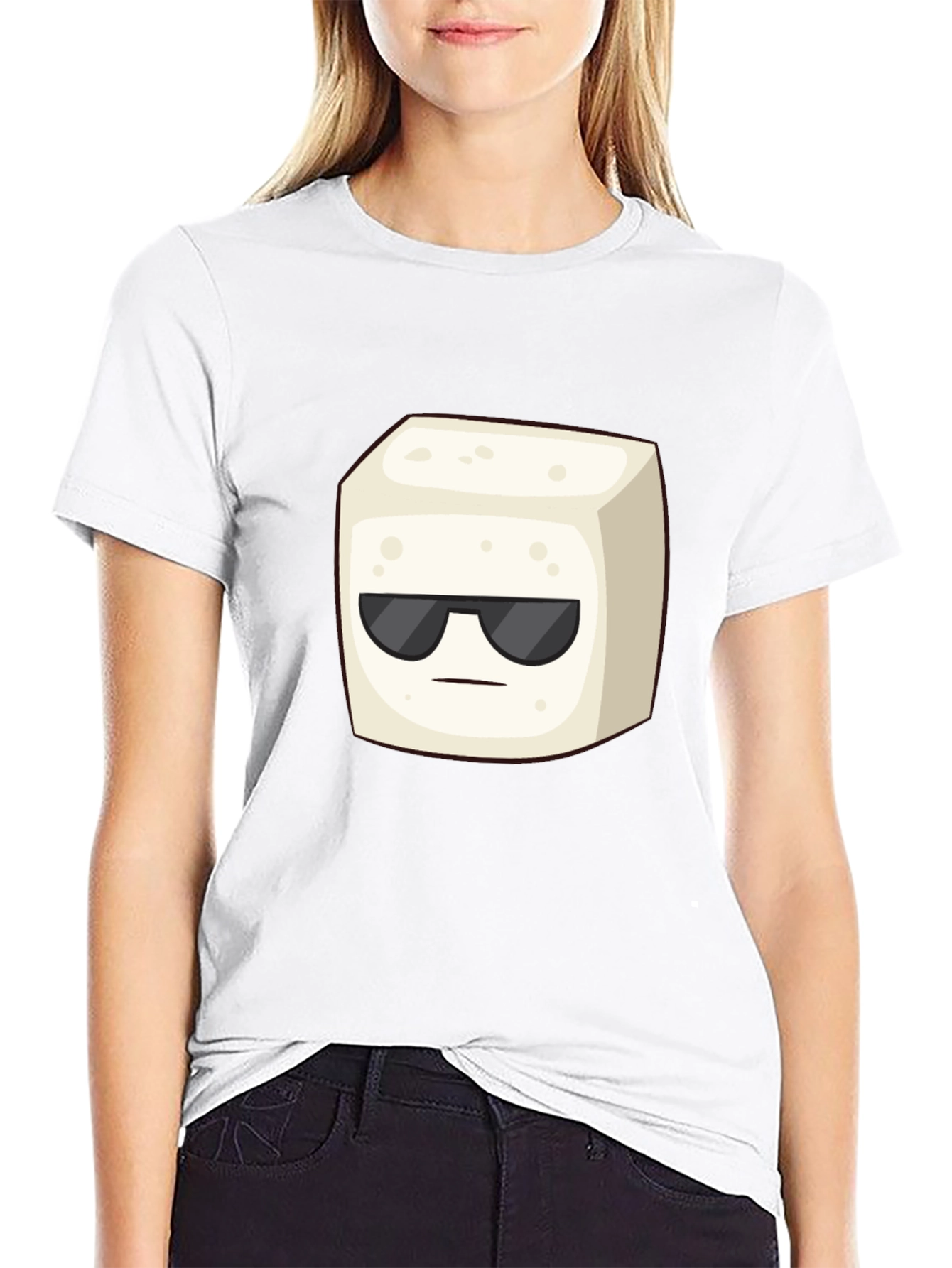 Cool Cube Graphic T-Shirt - Black