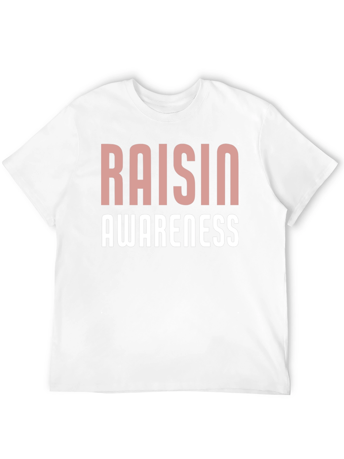 Raisin Awareness Graphic Tee Unisex Black T-Shirt