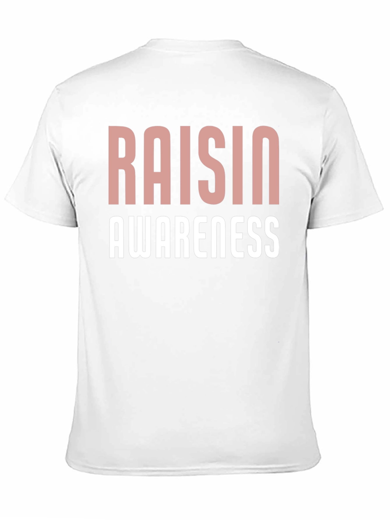 Raisin Awareness Graphic Tee Unisex Black T-Shirt