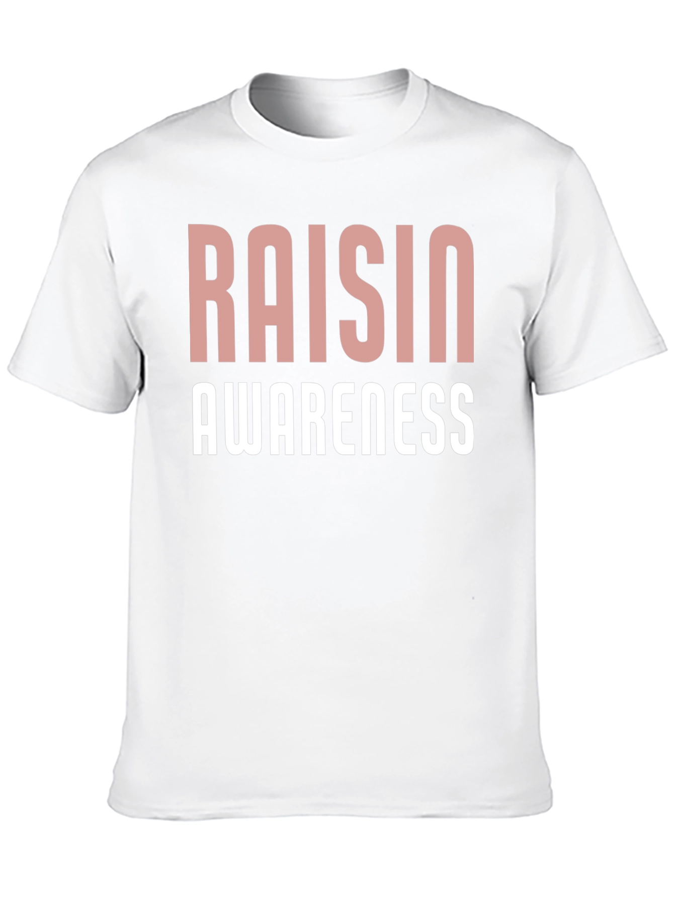Raisin Awareness Graphic Tee Unisex Black T-Shirt