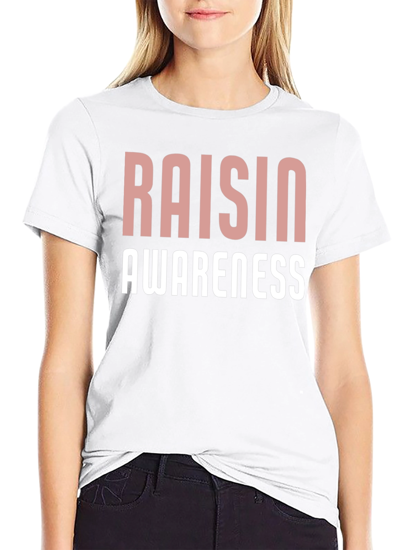 Raisin Awareness Graphic Tee Unisex Black T-Shirt