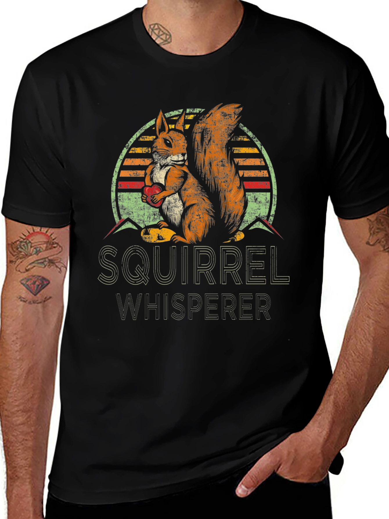 Squirrel Whisperer T-Shirt - Unisex Animal Lover Tee