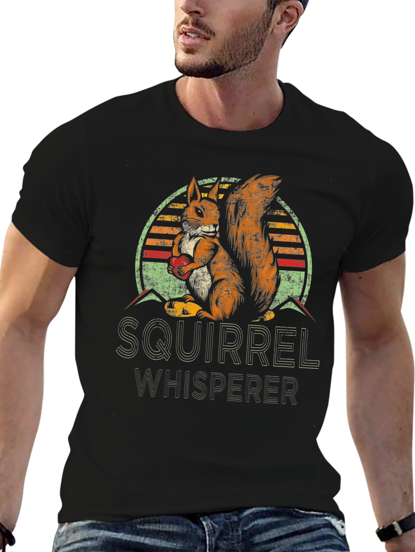 Squirrel Whisperer T-Shirt - Unisex Animal Lover Tee